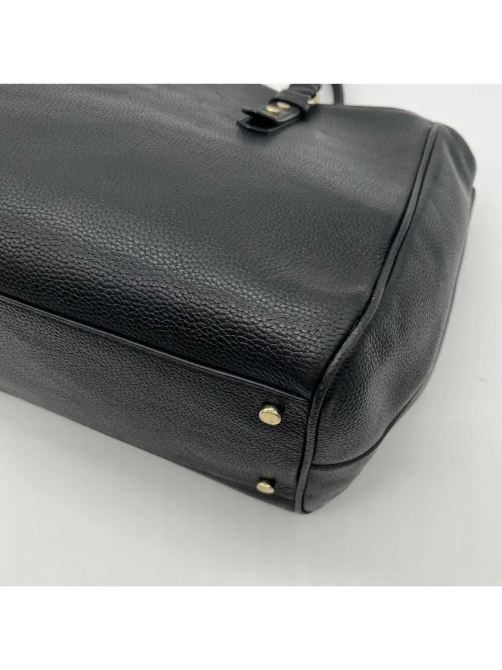 Kate Spade Black Pebbled Leather Mulberry Street Lise Satchel Bag